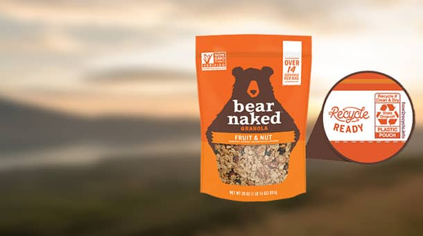 Emballage recyclable Kelloggs Bear Naked