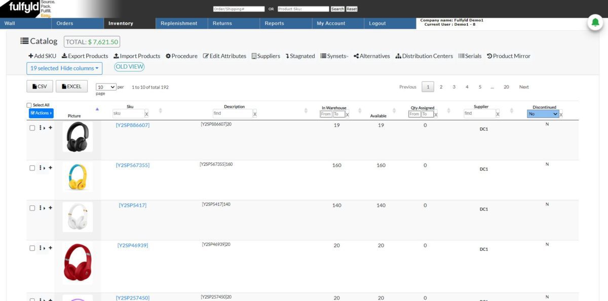 Fulfyld backend dashboard