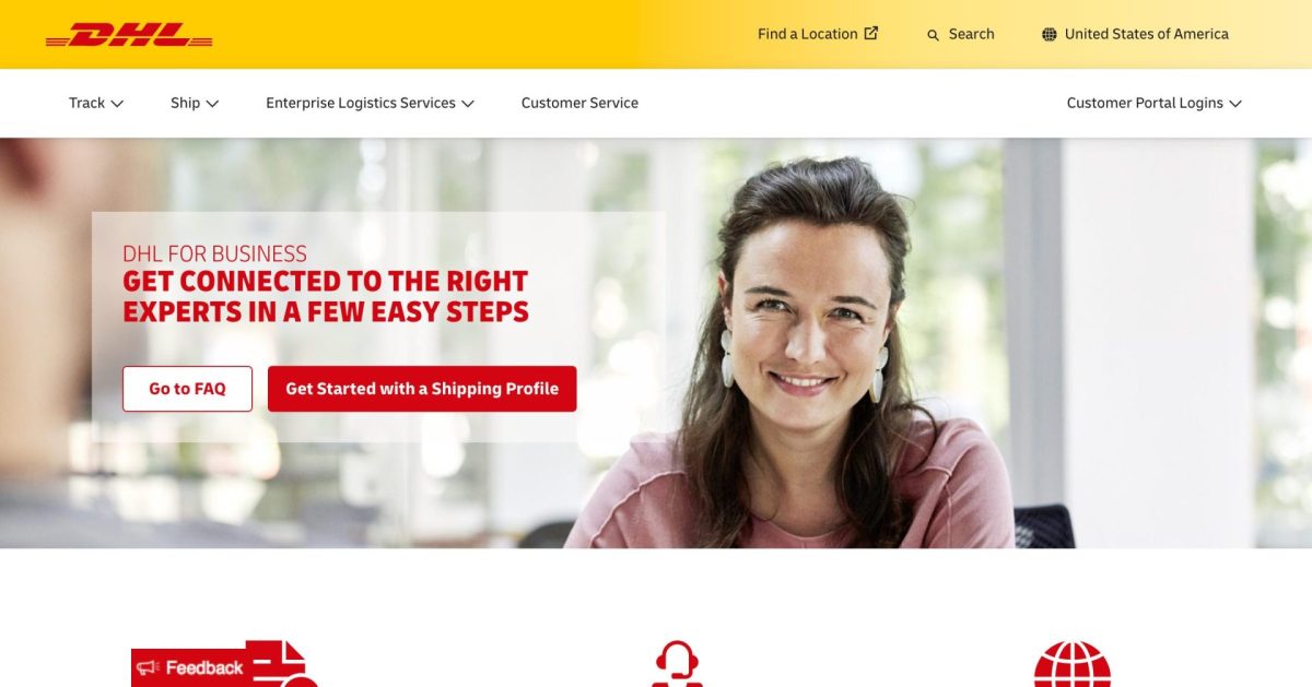 DHL para Empresas DHL Estados Unidos