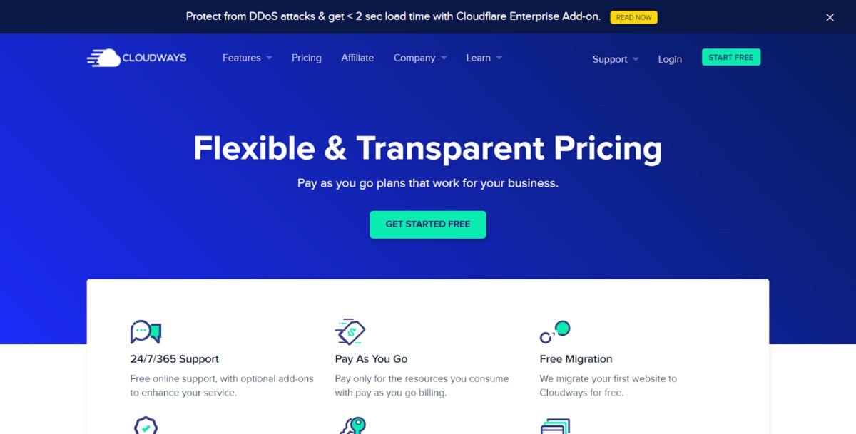 Cloudways Pricing