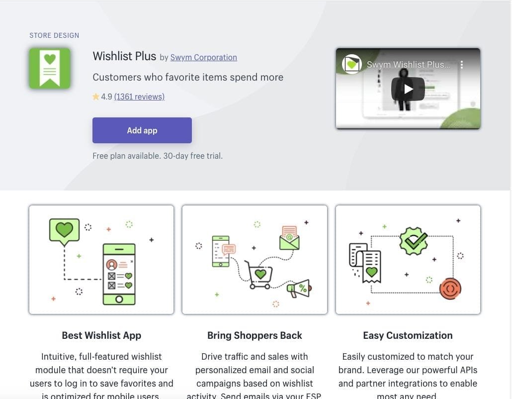 Wishlist Plus Shopify App