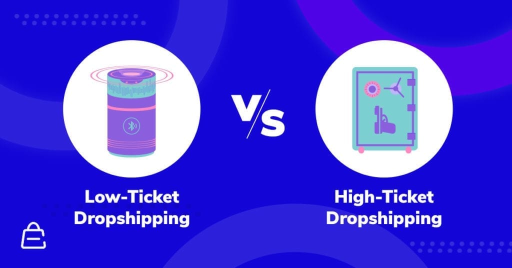 Entrada alta vs. Dropshipping de bajo costo