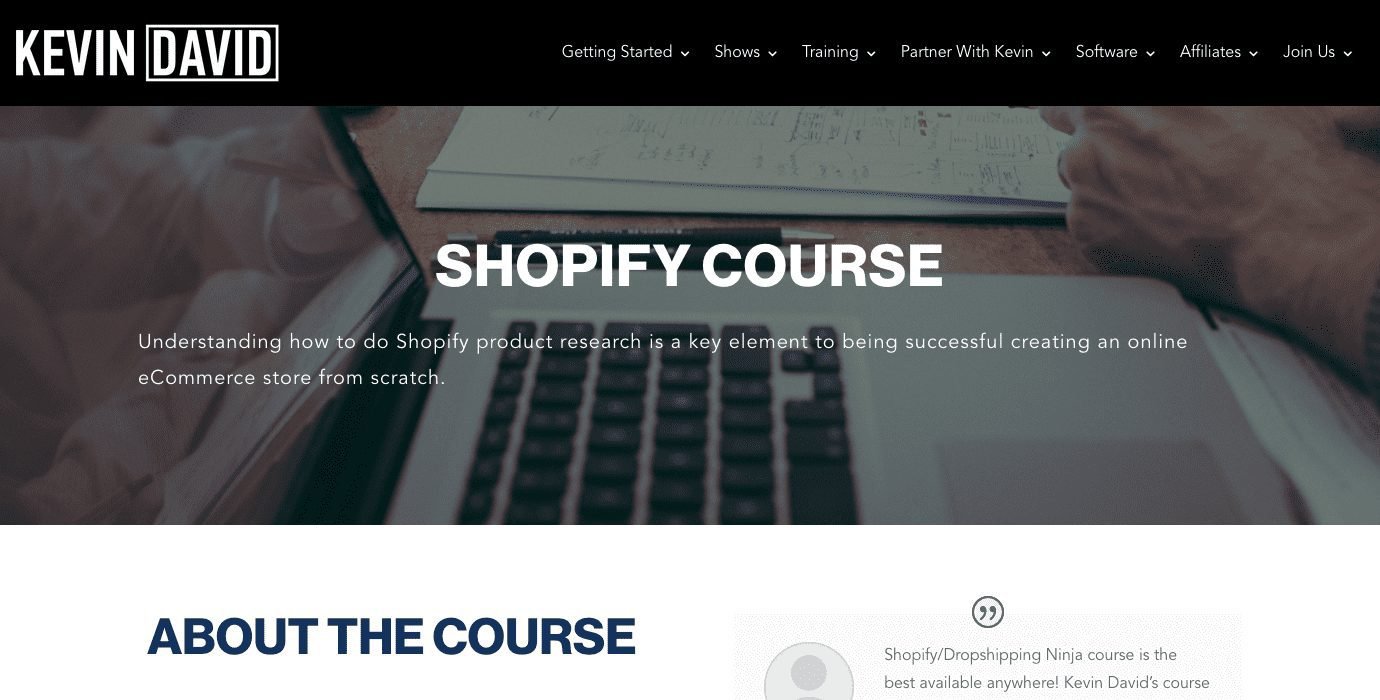 Shopify Ninja Masterclass