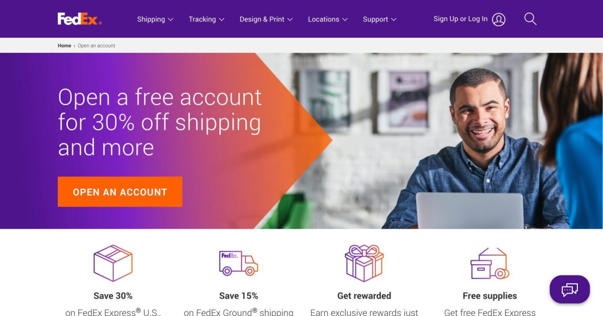 Open an Account FedEx