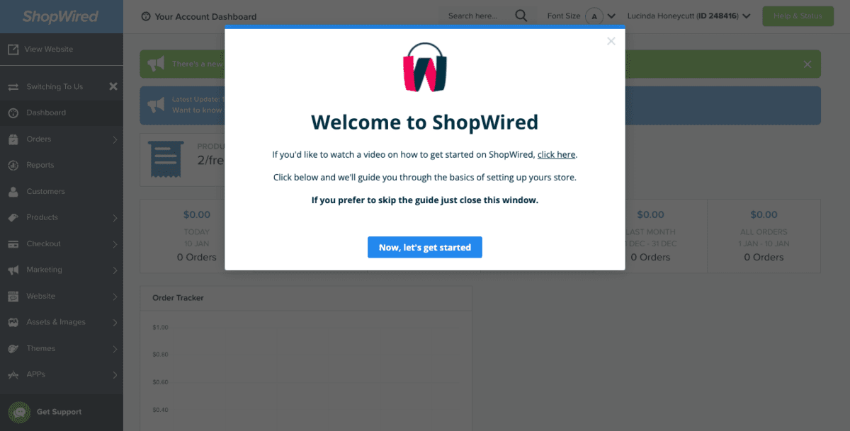 Incorporación de ShopWired