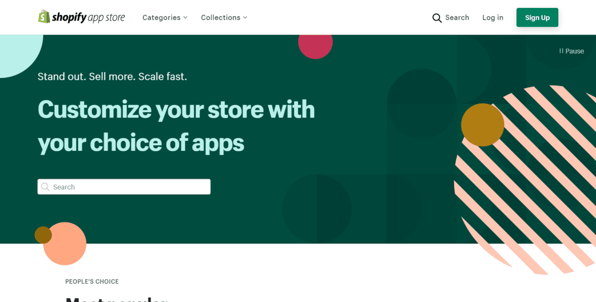 apps.shopify.com Capture d'écran 1