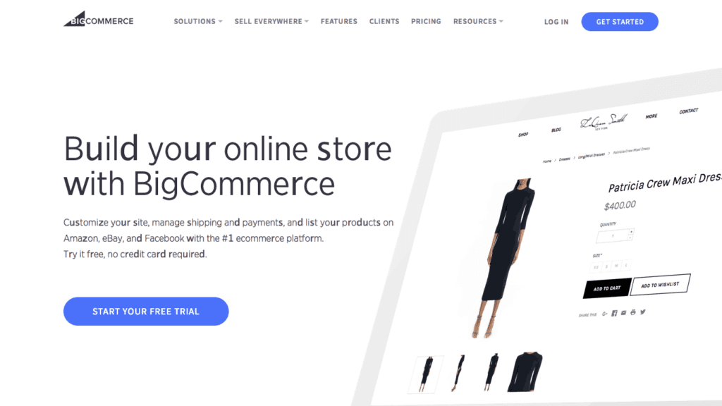 BigCommerce offre des fonctionnalités de référencement décentes