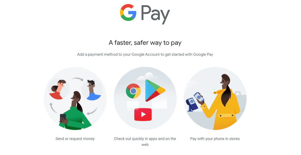 Captura de pantalla de Google Pay