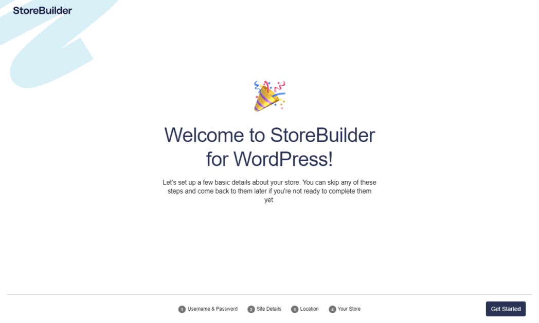 Configuración de StoreBuilder para WordPress