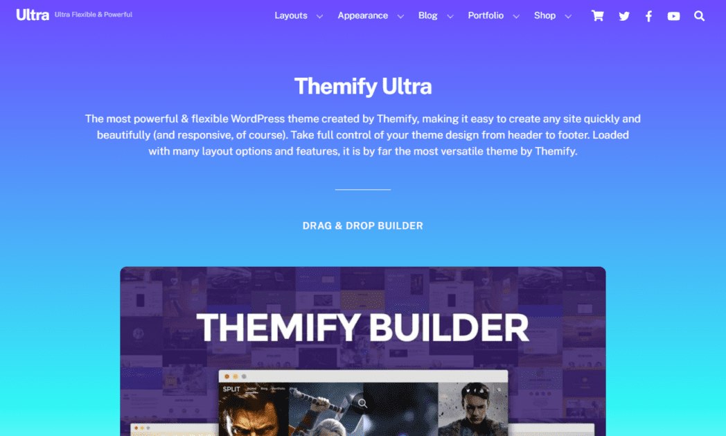 Thème Themify Ultra WooCommerce