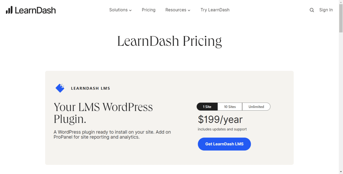 Learndash Pricing