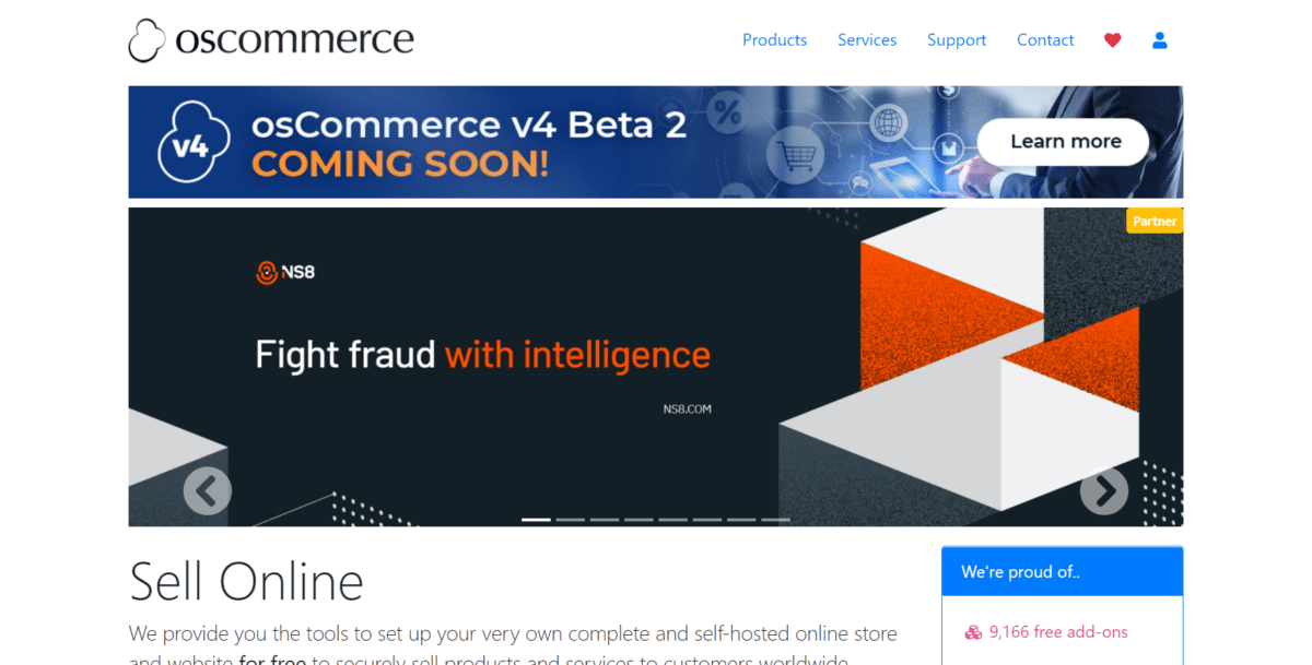 www.oscommerce.com Screenshot